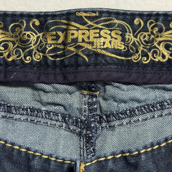 Express Jeans Women's Skinny Zelda Slim Fit Stretch Low Rise Blue Jeans Size 12 - Picture 5 of 11